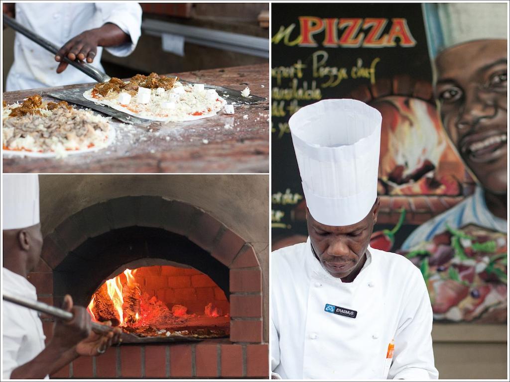 Blue Waters Hotel Durban Exterior photo Chef preparing pizza